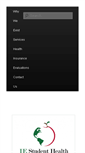 Mobile Screenshot of iestudenthealth.com